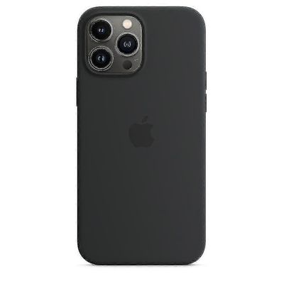 Silikonikotelo Iphone 13 Pro Maxille Keskiyö MagSafen kanssa