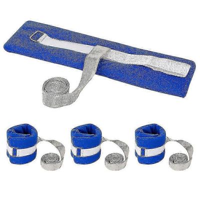 4kpl lääkinnälliset turvalaitteet hihnat potilaan sängyn kaiteet sairaalasänky rannehihnat säädettävät hihnat-FCY