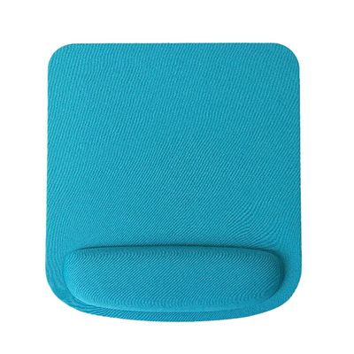 anti-slip solid farge firkantet myk håndledd hvile design musematte pc gaming musematte for kontor Lake blå