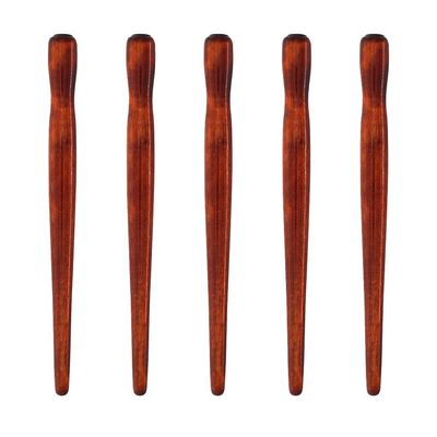 Kalligrafi lige dip pen holder sæt træ dip pen holder / kalligrafi nibs Fem mahogni pen ho