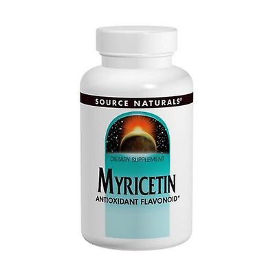 Source Naturals Lähde Naturals Myricetin, 100 MG, 60 välilehteä (1 pakkaus)