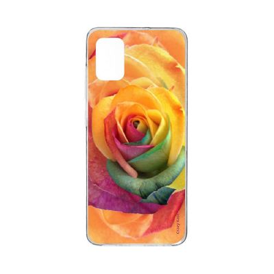 Crazy Kase Skrog til Samsung Galaxy A41 Blød pink farverig blomst