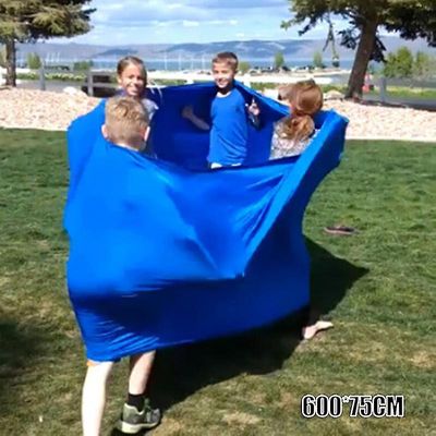 Beangle Elastinen koulutus bändi luottamus rakennus pelit joukkue rakentaa toimintaakorkea elastisuus suuri Sininen ympärysmitta 400x75CM
