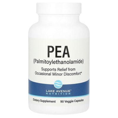 Lake Avenue Nutrition, PEA (palmitoyylietanoliamidi), 90 kasviskapselia