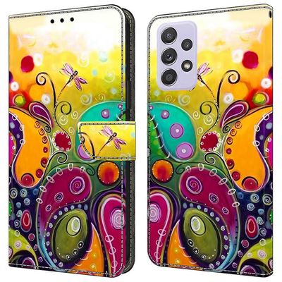 Samsung Galaxy A52 4G / 5G / A52s 5G -kotelokuvion tulostukselle Flip Folio nahkainen puhelimen kansi