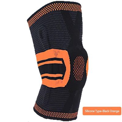 1Pcs silikone knæ pad skridsikker åndbar basketball vægtløftning foråret knæ støtte unisex professionel sport wrap 12 L