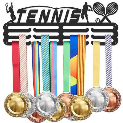 Rautamitaliripustimen pidike näyttö seinäteline ruuveilla tennis 150x400mm