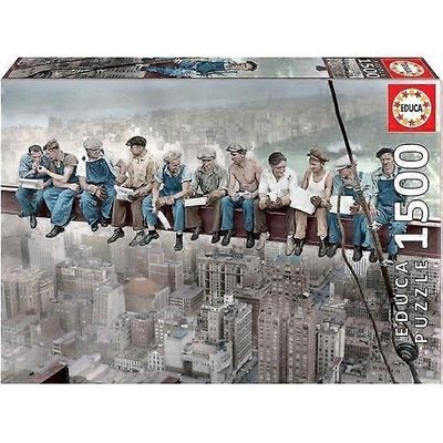 1500 palan palapeli - Lounas New Yorkissa - EDUCA - Elämännäkymä - Aikuinen - Monivärinen