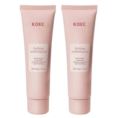 Puhdistavat entsyymit Kuoriva geeli Kuoriva kasvojen kuorinta Kasvojen kuorinta-aineet Kuolleen ihon poistoaine naisille KOEC 2pcs