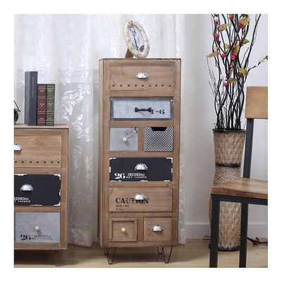 Ruili Træ Retro skuffe Type Opbevaringsskab Photography Prop