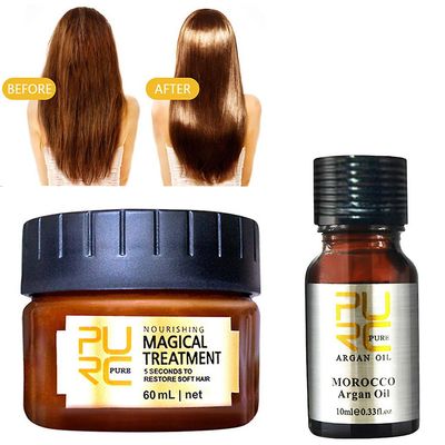 Baodan Purc Deep Repair hårmaske balsam + hårpleie hårolje sett