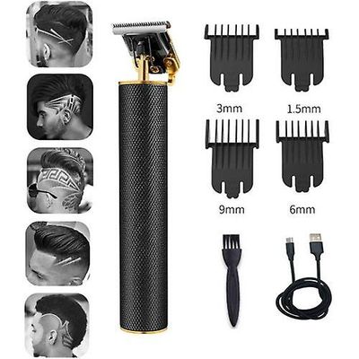 Ruili Vgr T-outliner Trådløs Retro Hår Clipper sort