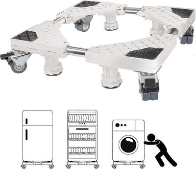 Pesukoneen pohja, karhukuorma 300kg pesukone jalusta säädettävä jalusta säädettävä jalusta jääkaapin pesukonekuivaimeen ja pakastimeen (säädettävä ...