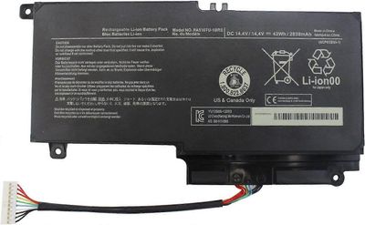 Kannettavan tietokoneen akku PA5107U-1BRS: lle, yhteensopiva Toshiba Satellite L50: n, L50-A: n, L55, L55t: n, P50, P50-A: n, P50-B: n, P55t-A55t-A...