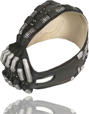 Bane Mask Lepakko Kypärä Elokuvahahmo PVC Latex Knight Rise Halloween Cosplay Asusteet (Lateksi)