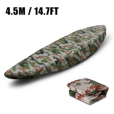 Universal Kajak Cover Kanobåd Vandtæt Uv-resistent kajakdæksel Camouflage 1 4,5m