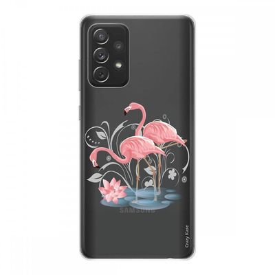 Crazy Kase Cover til Samsung Galaxy A72 Soft Silicone 1 Mm, Flamingo