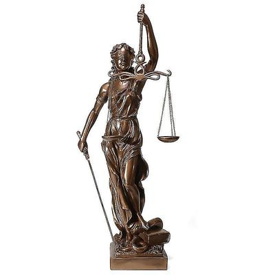 Nytt 2023,Lady Justice-statuen - gresk romersk gudinne for rettferdighet 12.75 tommers samlefigur i museumskvalitet
