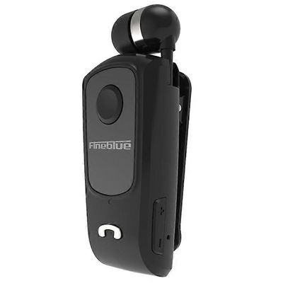 Fineblue F920 CSR4.1 sisäänvedettävä kaapelisoittajan tärinämuistutus varkaudenesto Bluetooth-kuulokkeet musta