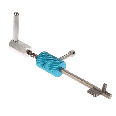 Metallinen lukon avaustyökalu Helppokäyttöinen lukkoavain Käsityökalu Jakoavain Avaa Siviililukkoavaustyökalut Siviili L Hopea ja sininen