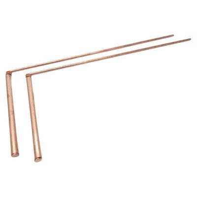 2x puhdas kuparimetallin ilmaisintangot kupari Dowsing ulkona