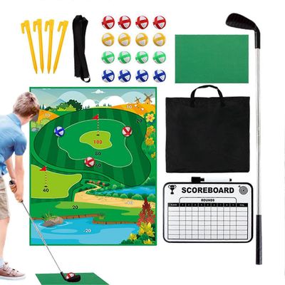 Battle Golf Game Sticky Golf Set 47,24x59,06 tuuman haketusharjoitusmatto mailalla lapsille ja aikuisille