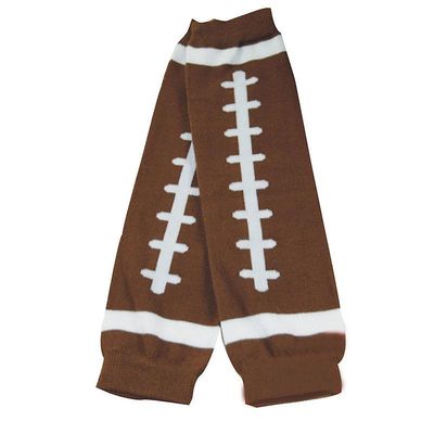 1 par Vinter Amerikansk fodbold Baby Børn Barn Arm Benvarmere Bomuld Småbørn Drenge Piger Legging Brun 10