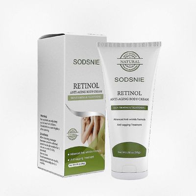 Retinoli kiinteyttävä vartalovoide ikääntymistä ehkäisevään ihonhoitoon, vähentää ryppyjä ja selluliittia, parantaa ihon kimmoisuutta