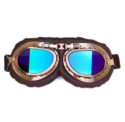 Yunshu Beskyttelsesbriller Motorcykel Biker Steampunk Motorcykel solbriller Briller Udendørs Sport Farverige