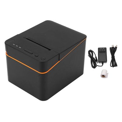 Lämpökuittitulostin Bluetooth USB 80mm 3 1/8 leveys tarra 250mm/s automaattisella leikkurilla pienyrityksille US Plug