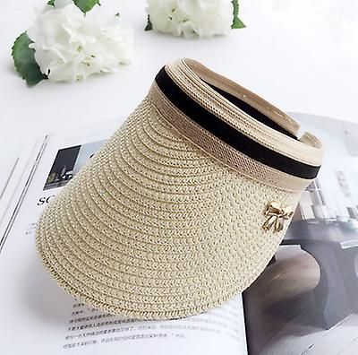 Sommer Baby Piger Ren Solcreme Hat Udendørs Sport Tom Hat Bowknot Hatte Væv Halm Strand cap Touca Infantil Muts T