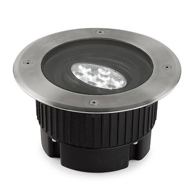 LEDS-C4 Lighting Gea Power LED 9 Lys rund forsænket gulv lys rustfrit stål Aisi 316 IP67
