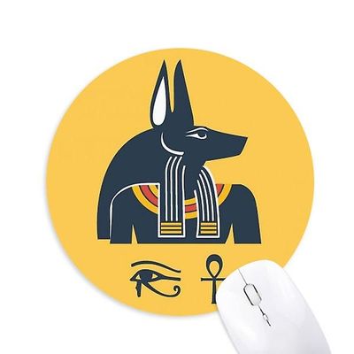 Gamle Egypten Abstrakt Dekoration Mønster Musemåtte