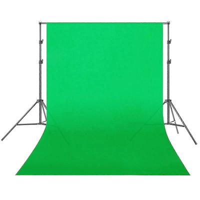 Photo Studio tausta vihreä valkoinen musta näyttö Chromakey 1,6m leveä tausta (1,6x3m, vihreä) - YX 1.6x3M