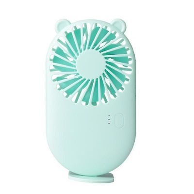 Coosilo Mini fans bærbar skrivebord ventilator køler Køling Luft håndholdt Usb genopladelig grøn