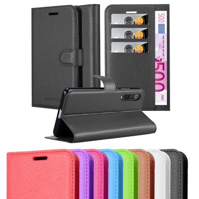 Cadorabo Xiaomi Mi 9 Cover Case Case - med kortspor og stativfunksjon PHANTOM BLACK
