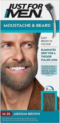 Just For Men Bare for menn skjegg - middels brun M-35