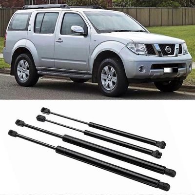 4PCS takalasi takaluukun tavaratilan kaasutuet tukevat nostotankoa Nissan Pathfinder R51 2005-2012 -autolle