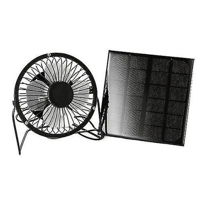 Aoweisia Udendørs mobiltelefon Powered Solar Panel Fan Solpanel Fan