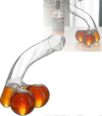 Uusi 650ml Funny Decanter Whisky Decanter, lasikannut Compitiabe alkoholin kanssa, Funny Gift Compitiabe jonkun kanssa, jota rakastat uusi SZRH A-G
