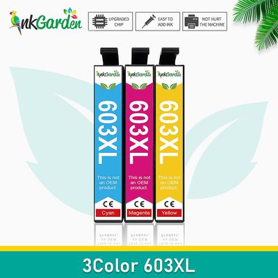 Swees Udskiftning af EPSON 603XL 603 T603XL E-603XL T603 XL blækpatroner til Epson Expression Home XP-4100 XP-3100 XP-2100 EU VER 3 stk.