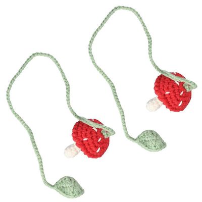 Söpö sieni kirjanmerkki käsintehty neulottu kirjaleike Hakumerkki Lukija Kirjan rakastaja Ainutlaatuinen henkilökohtainen lahja Kuten