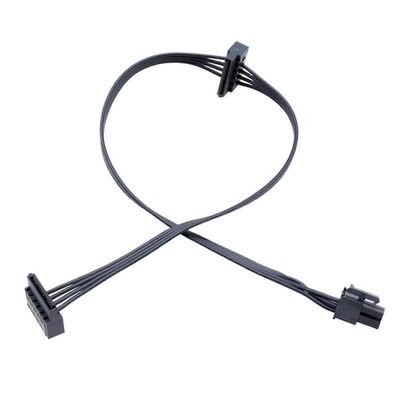 Mini 4Pin/4Pin/Min6Pin - kaksinkertainen 15-nastainen kiintolevykaapeli Virtalähdekaapeli Optisen aseman virtajohto pöytätietokoneelle Iso 4PIN