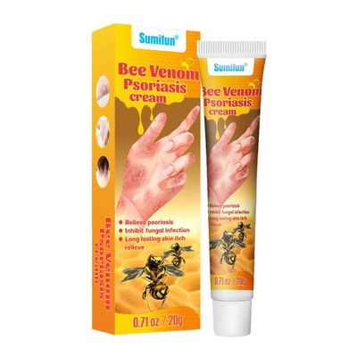 Bee-Venom Psoriaises Cream Kannettava kutinaa estävä vartalonhoitovoide Vartalonhoitotarvikkeet 1pcs