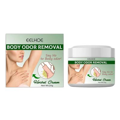 Flye Fjerning av kroppslukt Herbal Cream hvit One Size