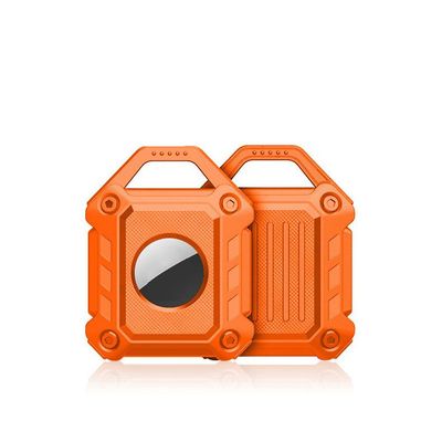 For Apple Airtag beskyttelsesveske Tpu Cover Air Tag Tracker Loop Holder Key Nyhet orange