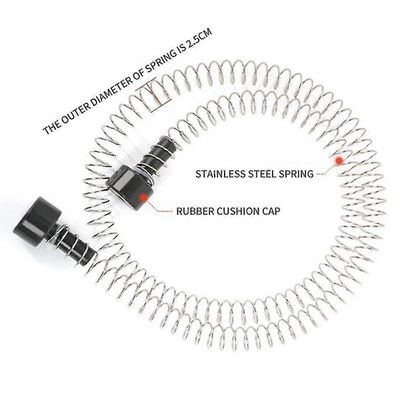 2024 vetoketju jousijarru 165cm ruostumaton teräs vetoketju jousijarru raskas vetoketju jarru nopeus punainen