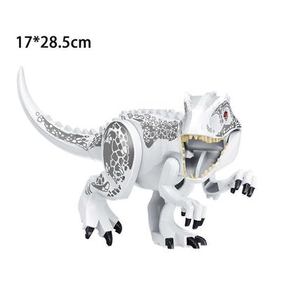 unbrand Dinosaurushahmot, Indominus T Rex -lohkot, Suuri dinosauruslohko, lasten syntymäpäiväjuhlat E