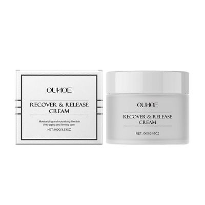 unbrand Recover Release Cream, kosteuttava kosteusvoide kasvoille, ikääntymistä ehkäisevä kosteusvoide kasvoille, ravitsee kuivaa ihoa 1 kpl