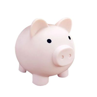 Barsinfi -ubrydelig Kids-sparegris for små drenge og piger, Child Safe Pig Savings Pink